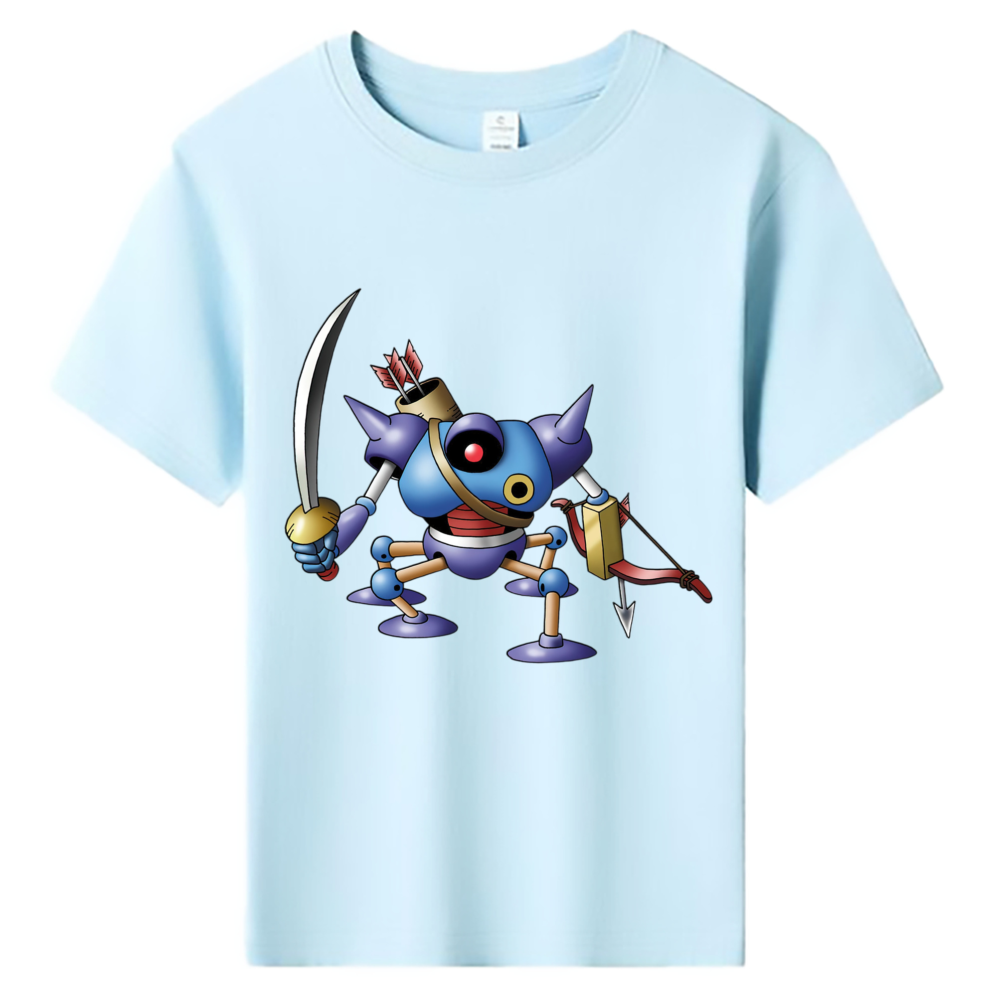 （画像用） ドラゴンクエスト Doragon Kuesuto Dragon Quest 綿100％キッズTシャツ（フロントプリント）